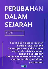 Jelaskan Tentang Kesinambungan Dalam Sejarah Brainly Co Id