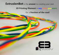 Think 3d Printer Filament Is Too Expensive We Have The Answer Www Extrusionbot Com 3d Printer Filament 3d Printing Printer