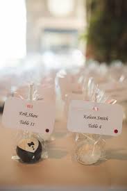 Besides rather expensive gifts, it's the. Wedding Cake Pops With Escort Cards