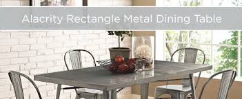 ₹ 18,000 get latest price. 59 5 Rectangle Gunmetal Modway Alacrity Industrial Modern Stainless Steel Metal Dining Table Tables Home Kitchen Fcteutonia05 De