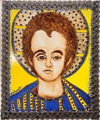 Original Oil By Tony Ricks "african King & Queen"