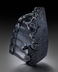 zebracoast Blown and wheel cut glass . . . 📸 @danielfox6176 #seattle