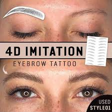 Learn how to do your own eyebrows like how they do it at the salon. Buy 6d Eyebrows Makeup Waterproof Lasting Eyebrow Tattoo Sticker Water Based Brow Stickers False Eyebrows Cosmetics At Affordable Prices Price 1 Usd Free Shipping Real Reviews With Photos Joom