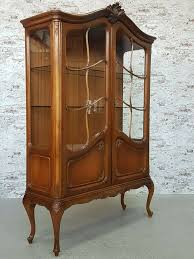Barock Vitrine Warrings Chippendale Schrank Antik Vintage Nussbaum Mo Karlsruhe Vitrine Barock Antik