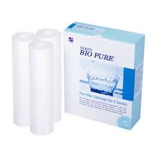 How much water will be purged out ('rinse' water) in order to produce 1 liter of pure water? Elken Bio Pure K Series