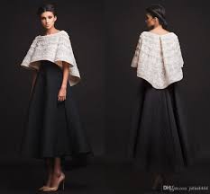 Black And White Party Dresses For Womens Two Pieces Evening Dresses Women Formal Gown With A Line Scoop Hi Lo Bla Two Piece Evening Dresses Long Sleeve Black Evening Dress Long Sleeve Prom Dress Short