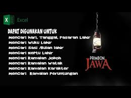 Dalam kitab primbon jawa batal jemur adammakna di jelaskan mengenai pal sri sadana yang artinya melihat naik turunya rezeki jika di lihat dari umur dan jumlah hari dan weton lahir. Primbon Jawa Excel Ramalan Jodoh Dan Hari Lahir Youtube