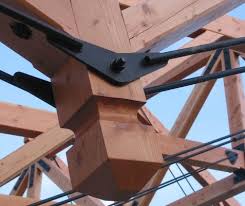 Timber Frame Joinery With Steel Connector Plates For Timber Timber Frame Joinery Timber Framing Timber Frame Joints