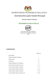 Huraian sukatan pelajaran bahasa inggeris tingkatan 2. Seni Tingkatan 1 5 1