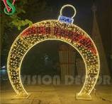 New Christmas Decoration LED 2D Large Arch Street Motif Lights