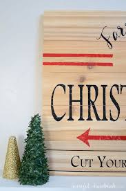 Christmas Tree Farm Sign Houseful Of Handmade