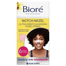 Biore Deep Cleansing Pore Strips Before And After Biore Deep Cleansing Pore Nose Strips 6 Ct In 2020 Pore Strips Nose Strips Deep Cleansing