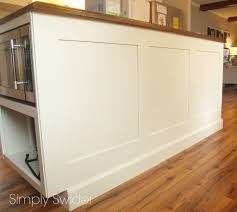This kitchen island has a very solid and industrial look which i wanted. Island Kitchen Island Back Panels Kitchen Island Trim Kitchen Island Molding