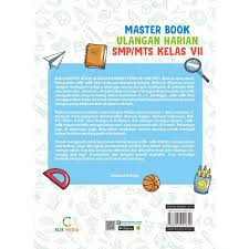 Semoga dapat berguna bagi kamu dalam belajar serta bermanfaat. Beli Sekarang Master Book Ulangan Harian Kelas 7 Smp Mts Shopee Indonesia