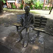 A statue of alan turing , created in slate by stephen kettle in 2007, is located at bletchley park in england as part of an exhibition that honours. Bronze Statue Of Alan Turing Covered In Wax After Manchester Pride Celebrations Manchester Evening News