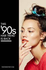 This 90s Hair Trend Is Back According To Pinterest Hair Trends 90s Hairstyles Hair