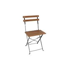Les chaises portables en polyester sont faciles à nettoyer. Chaise Pliante De Terrasse Imitation Bois Lot De 2