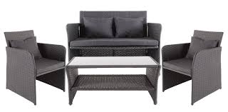 Morley Rattan Effect 4 Seater Coffee Set Departments Diy At B Q
