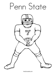 Penn state football + join group. Penn State Coloring Page Twisty Noodle