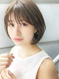 ひし形シルエットの大人ボブ可愛い2020 emma ginza エマ ギンザ naomiのヘアスタイル情報 yahoo beauty ショートボブのヘアカット ヘアスタイル ボブ 可愛い