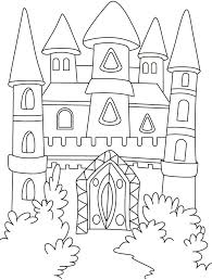 A Magical Castle In The Forest Coloring Pages Download Free A Forest Coloring Pages Castle Coloring Page Princess Coloring Pages