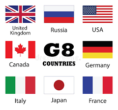 En france, les gourmands et fins connaisseurs du japon et de la cuisine japonaise vont être ravis : Collection De Drapeau De Pays Du G8 Illustration De Vecteur Illustration Du Royaume Politique 166609158