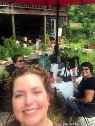 Painting my garden with friends