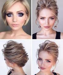 60 Creative Updo Ideas For Short Hair In 2020 Short Hair Styles Short Hair Updo Short Wedding Hair