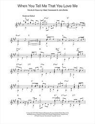 D e i'll make you safe no matter where you are and bring you a f#m everything you ask for nothing is above me. Diana Ross When You Tell Me That You Love Me Sheet Music Download Pdf Score 109831