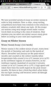 Winter is one of the seasons of the year. Essay On Winter Season Brainly In