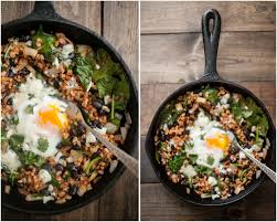 Black Beans And Rice In Rice Cooker Recipe Brown Rice Skillet With Chipotle Black Beans And Eggs Naturally Ella Recipe Man Food Food Chipotle Black Beans