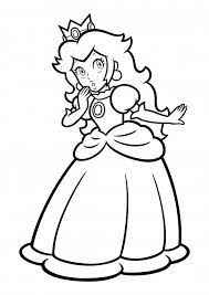 These alphabet coloring sheets will help little ones identify uppercase and lowercase versions of each letter. Princess Peach Confused Coloring Pages Super Mario Coloring Pages Colorings Cc
