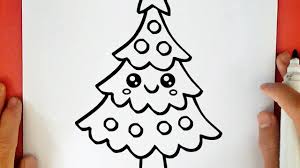 Tu peux aussi envoyer par courrier à l'adresse du père noël. Comment Dessiner Un Sapin De Noel Kawaii Youtube