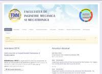 Admiterea in cadrul facultatii de inginerie mecanica si mecatronica. Universitatea Politechnica Facultatea De Inginerie Mecanica Si Mecatronica Bucuresti Profil Cylex