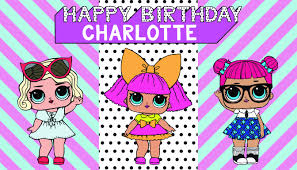 Happy Birthday Activities For Kids Lol Doll Party Backdrop Doll Party Kids Party Supplies Kids Party Themes