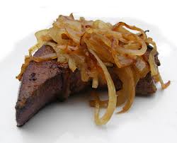It is eaten on its own, as a side dish (particularly in breakfasts). File Pig S Liver With Sauteed Onion Jpg Wikimedia Commons