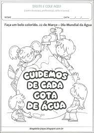 Atividades para educação infantil e maternal; Dia Da Agua Para Colorir Atividades Para Educacao Infantil Atividade Dia Da Agua Dia Da Agua Atividades Sobre A Agua