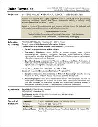 Student Resume Career Objective Examples Huroncountychamber Com