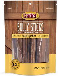 Bully sticks are an excellent choice for a variety of households. Amazon Com Cadet Bully Sticks Dog Treats Regular 12 Oz Pet Supplies