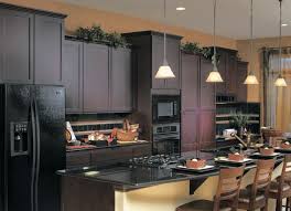 Dark Shaker Cabinets Black Appliances Black Granite Kitchen Cabinets With Black Appliances Black Kitchen Cabinets Kitchen Remodel Design