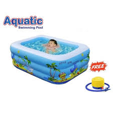 50.000 dan juga kolam renang berjuluk bedugul dengan kedalaman 1,5 meter dengan harga tiket sebesar rp. Jual Aquatic Kolam Renang Anak Rectangular 3 Ring C 002 Swimming Pool Jakarta Barat Posko Store Tokopedia