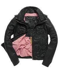 Superdry Ramona Leather Jacket Really Want Leather Jacket Womens Jackets Casual Casual Denim Jacket