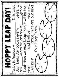 Leap Day And Leap Year Printable Activities Leap Day Leap Year School Age Activities