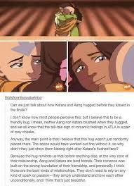 I Totally Agree With The Person In The Post Them Hugging First Shows Their Strength As Friend Avatar Airbender The Last Avatar Avatar The Last Airbender Funny