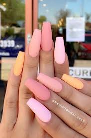 Nails Art Girl Polish Cute Makeup Matte Pink Nails Vibrant Nails Coffin Nails Matte Just me and my nails!