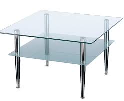Hokkaido square coffee table a modern coffee table of metal, glass and wood. Square Glass Coffee Table Gl11125 Somercotes Office Furniture Ltd