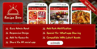 Download Free Ios Recipe Box Admob Cook Book Cook Recipe Food Recipe Full Application Recipe Book App Food Food App