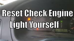 How To Clear A Check Engine Light With No Scan Tool Youtube