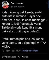 Purchased mexico auto insurance before? Tinted Rumah Murah Assalamualaikum Hai Just Utk Info Smua Pelanggan2 Izuantint Banyak Yg Xtau Berkenaan Auto Life Insurance Sbb Nya Masa Beli Kereta Kalau Nk Buat Auto Life Insuran Bayaran Tambahan