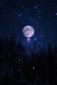 Foto de stock sobre hermoso paisaje nocturno de invierno con. Hermoso Cielo Nocturno Noche Luna Llena Fondo De Pantalla Cielo Luna 736x1104 Wallpapertip